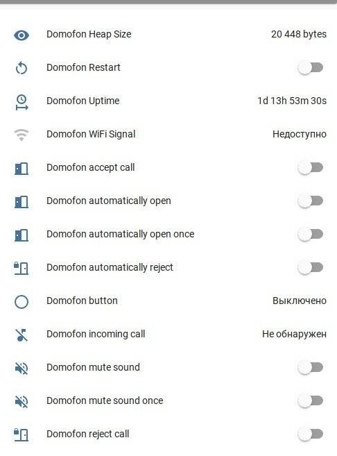 Умный домофон WiFi версия v.6