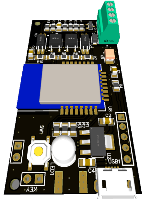 Умный домофон Zigbee v.1