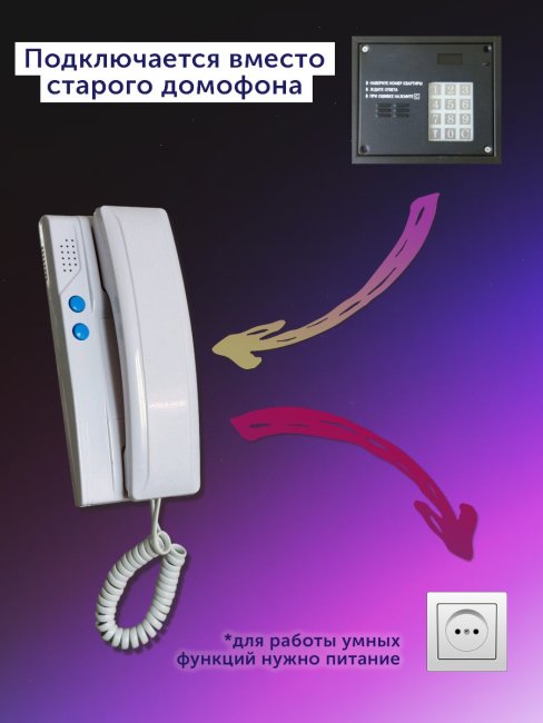 Умный домофон espDomofon v2.1D цифровой