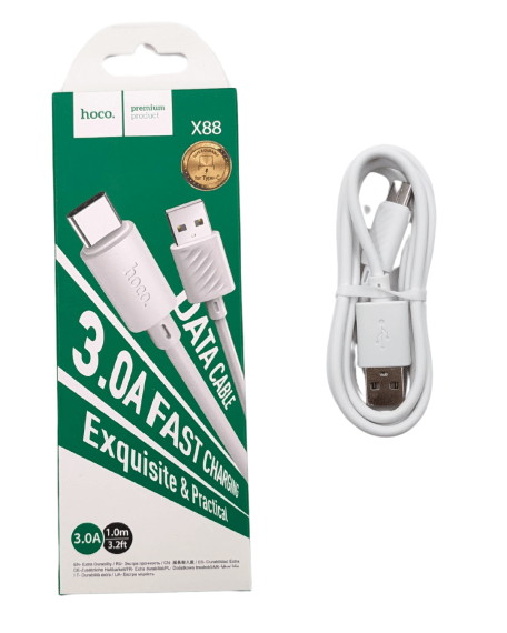 Кабель зарядный Hoco X88 USB-Type-C 3.0
