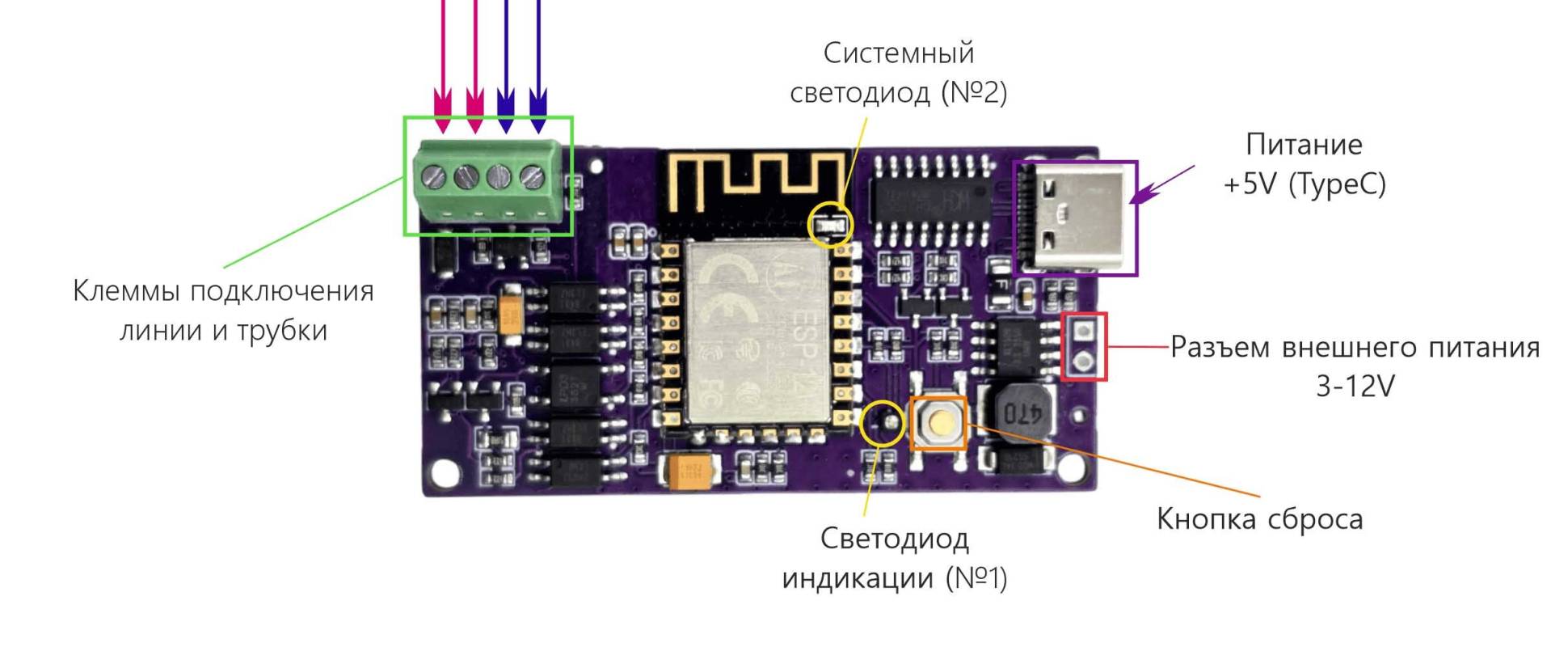 Умный домофон WiFi версия v.8